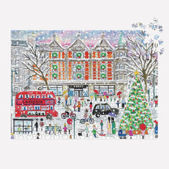 Galison Christmas in London, Michael Storrings Jigsaw Puzzle (1000 Pieces)