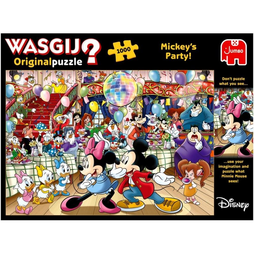 Wasgij Original Disney Mickey's Party Jigsaw Puzzle (1000 Pieces)