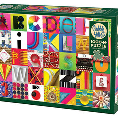 Cobble Hill Found Alphabet Jigsaw Puzzle (1000 Pieces)