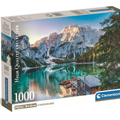 Clementoni Emerald Lake Braies Jigsaw Puzzle (1000 Pieces)