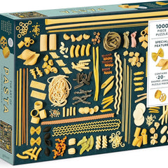 Galison The Art of Pasta Jigsaw Puzzle (1000 Pieces) with Shaped Pieces