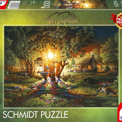 Schmidt Terry Redlin: Magnificent Spring Glow Jigsaw Puzzle (1000 Pieces)