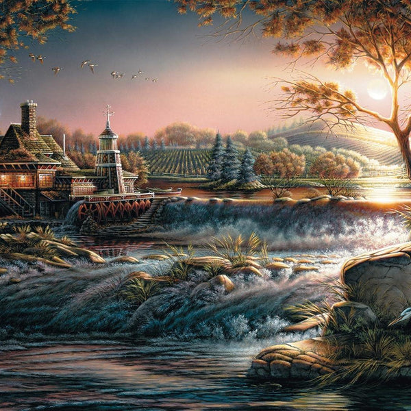 Schmidt Terry Redlin: Lights in the Wilderness Jigsaw Puzzle (1000 Pieces)