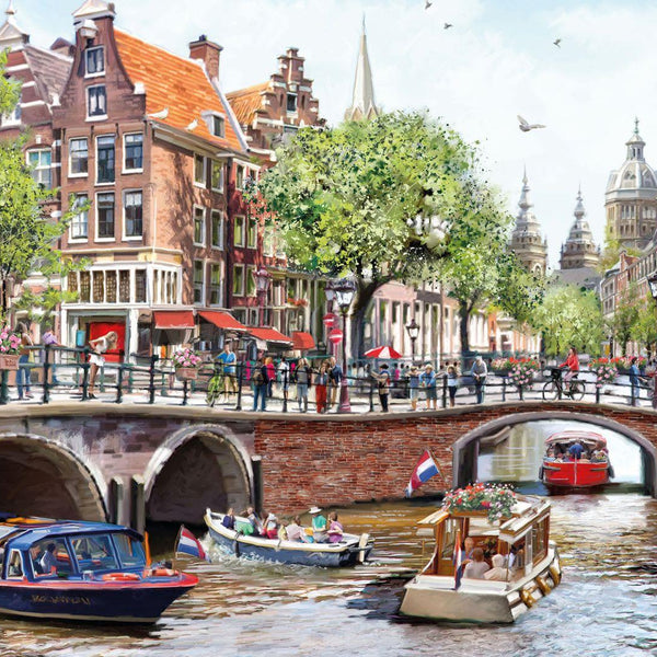 Otter House Amsterdam Jigsaw Puzzle (1000 Pieces)