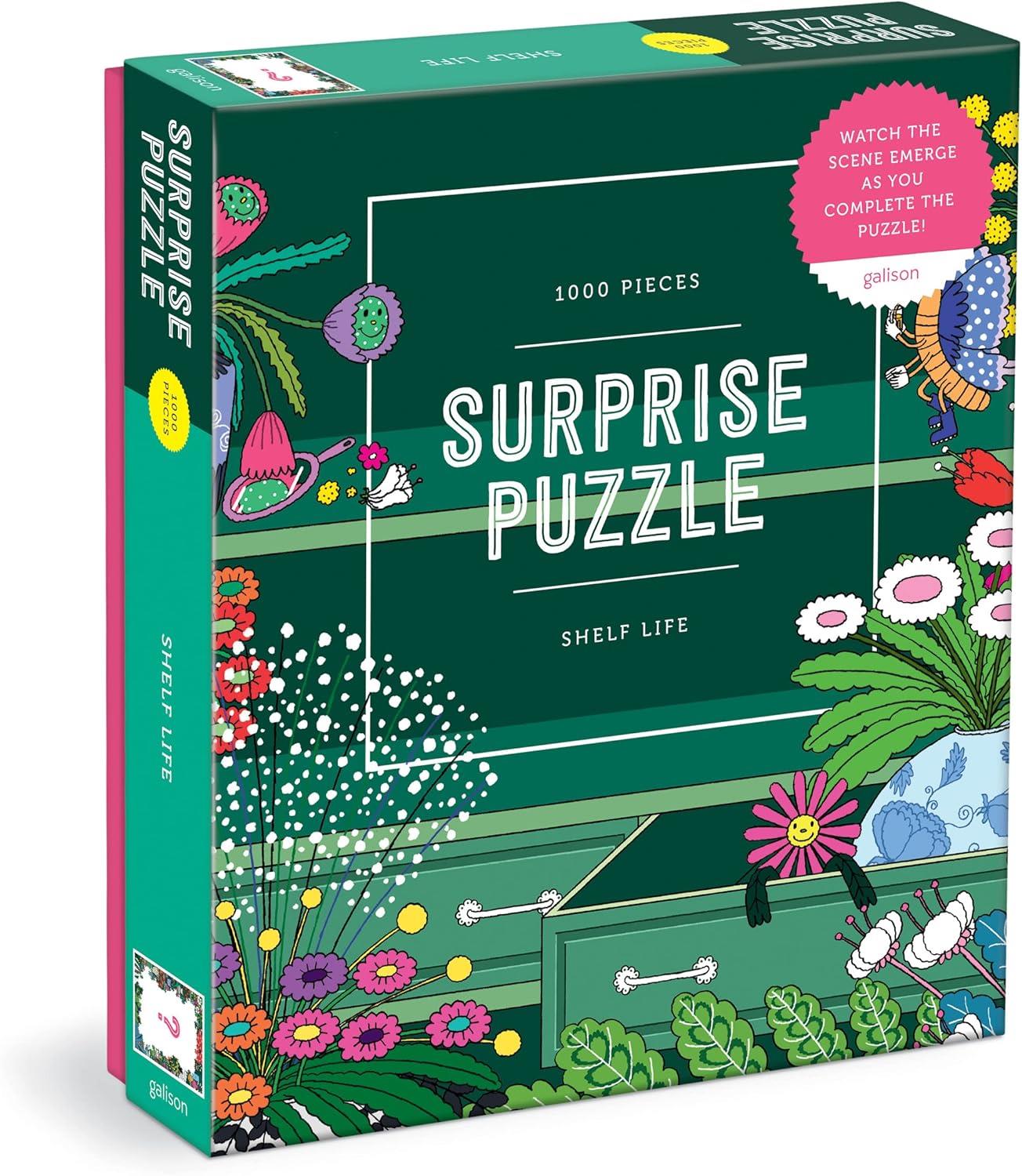 Galison Shelf Life Surprise Jigsaw Puzzle (1000 Pieces)