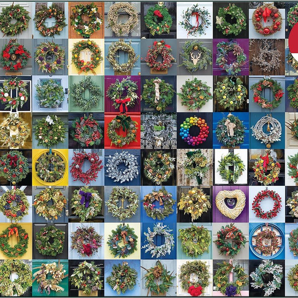 Galison Handmade Wreaths Jigsaw Puzzle (1000 Pieces)