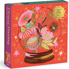 Galison Flower Gazing Foil Jigsaw Puzzle (500 Pieces)