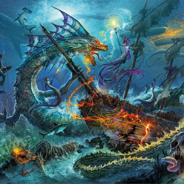 Clementoni The Underwater Battle Jigsaw Puzzle (3000 Pieces)