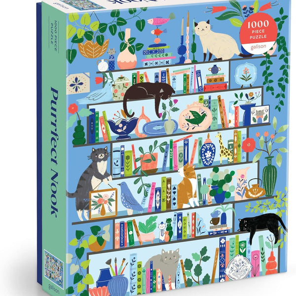 Galison Purrfect Nook Jigsaw Puzzle (1000 Pieces)