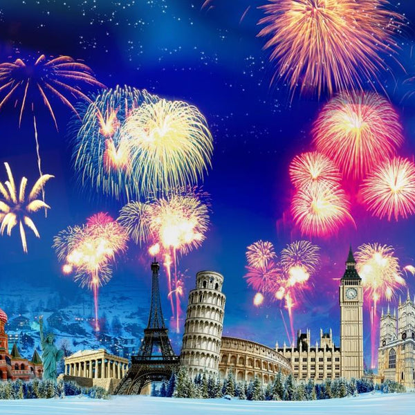 Grafika New Year's Eve Around the World Jigsaw Puzzle (1500 Pieces)