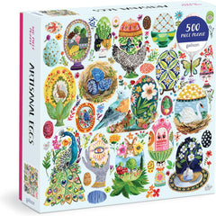 Galison Artisanal Eggs Jigsaw Puzzle (500 Pieces)