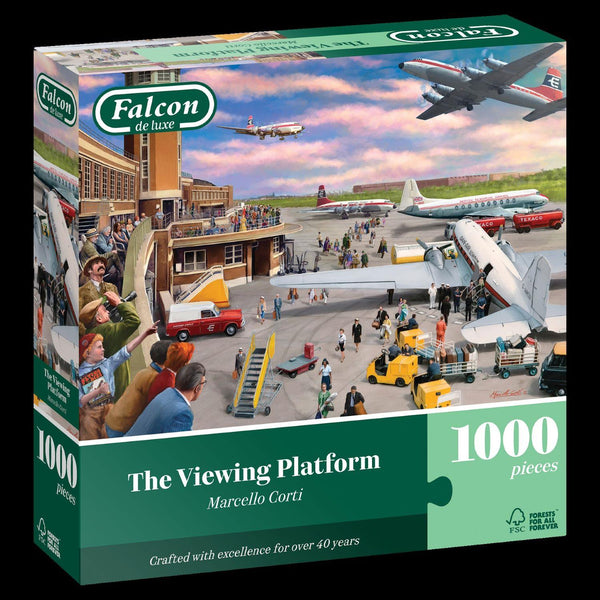 Falcon Deluxe The Viewing Platform Jigsaw Puzzle (1000 Pieces)