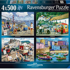 Ravensburger Happy Days No 8 Jigsaw Puzzle (Holidays 4 x 500 Pieces)