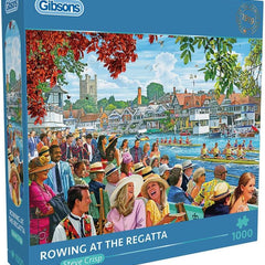 Gibsons Rowing at the Regatta Jigsaw Puzzle (1000 Pieces)