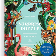 Galison Wild Tropics Surprise Jigsaw Puzzle (1000 Pieces)