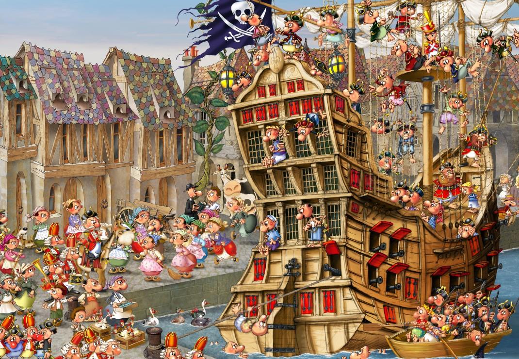 Bluebird Pirates - Piraten Jigsaw Puzzle (1000 Pieces)