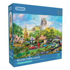 Gibsons Below Corfe Castle Jigsaw Puzzle (1000 Pieces)