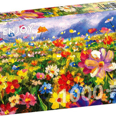 Enjoy Colorful Flower Meadow Jigsaw Puzzle (1000 Pieces)