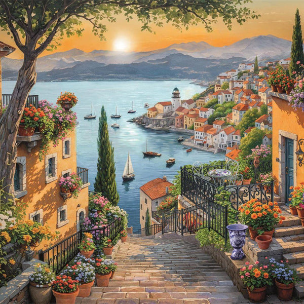 Clementoni Steps To The Harbor Jigsaw Puzzle (1500 Pieces)