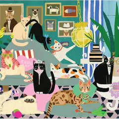 Galison Glamour Cats Jigsaw Puzzle (1000 Pieces)