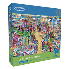 Gibsons Crafter's Paradise Jigsaw Puzzle (250 XL Extra Large Pieces)