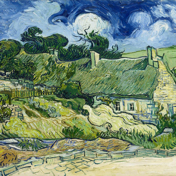 Enjoy Van Gogh: Thatched Cottages at Cordeville Jigsaw Puzzle (1000 Pieces)