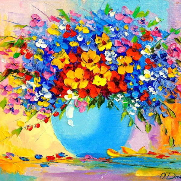 Enjoy A Bouquet of Flowers Jigsaw Puzzle (1000 Pieces)