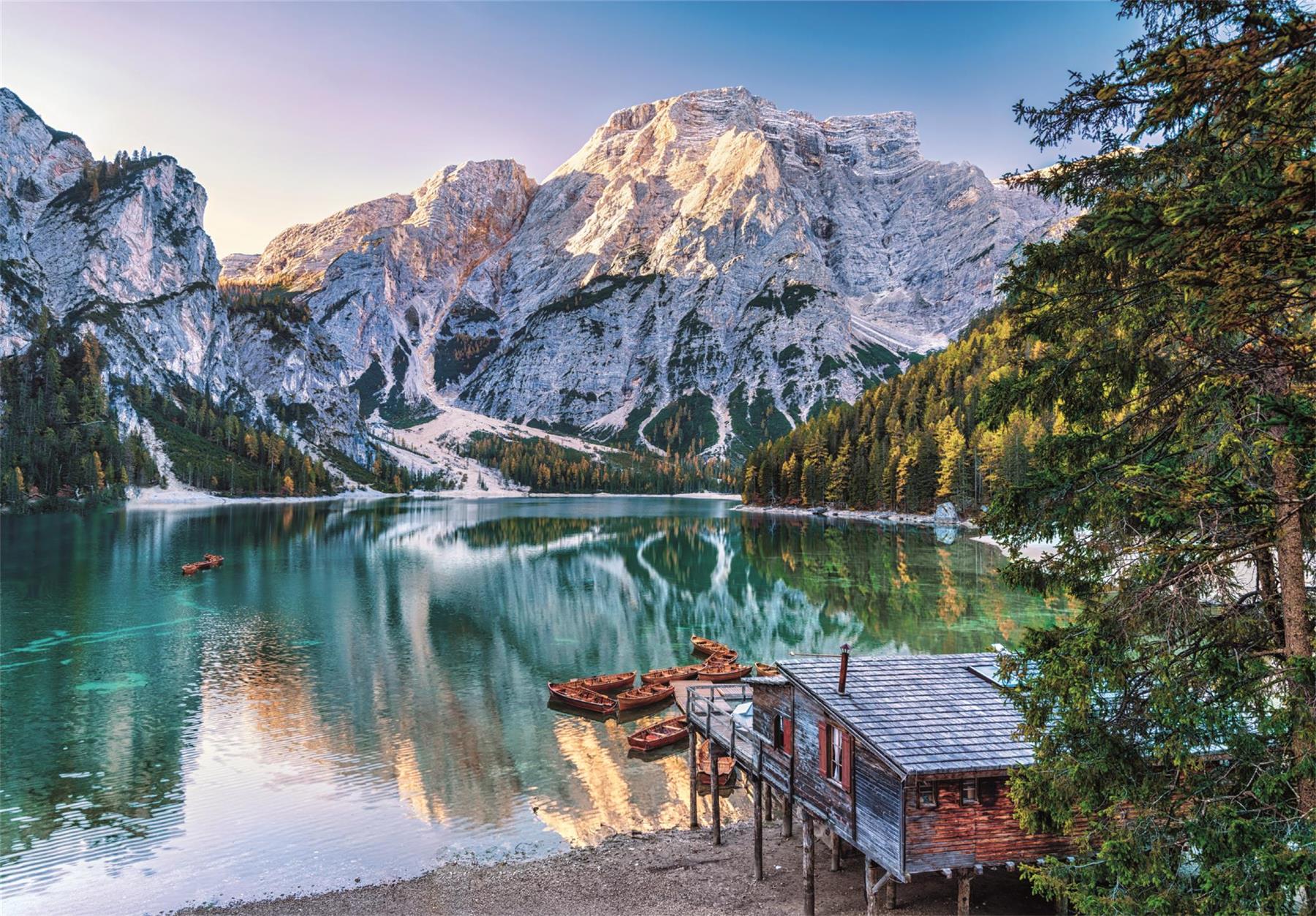 Clementoni Emerald Lake Braies Jigsaw Puzzle (1000 Pieces)