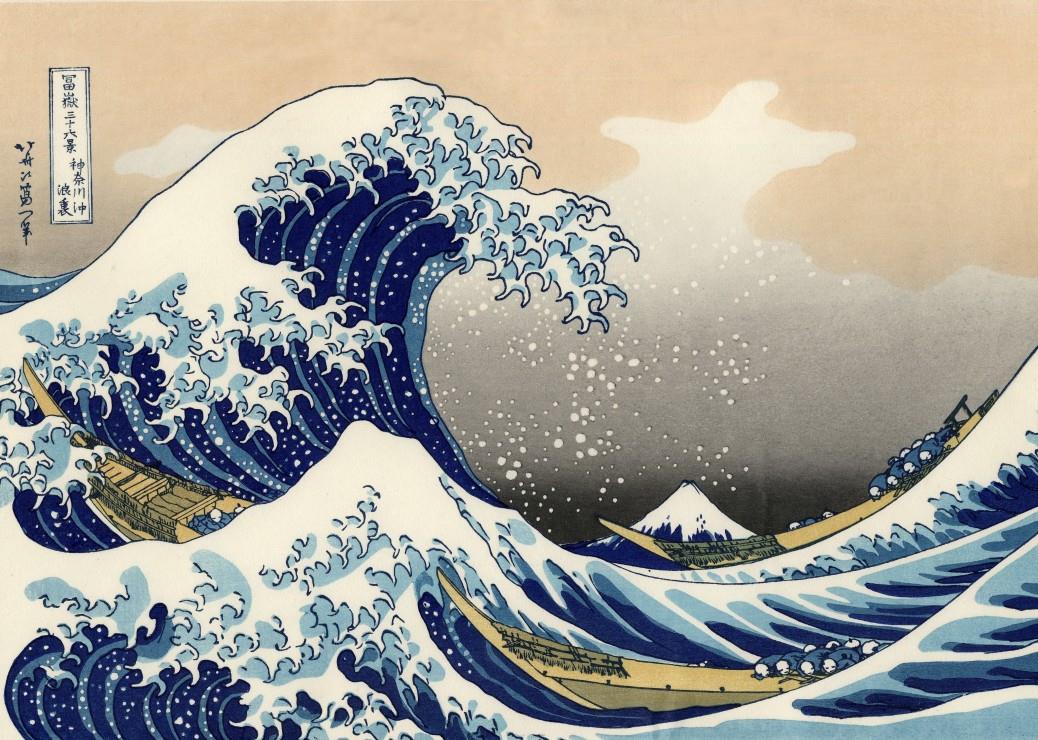 Grafika Hokusai - The Great Wave off Kanagawa Jigsaw Puzzle (500 Pieces)