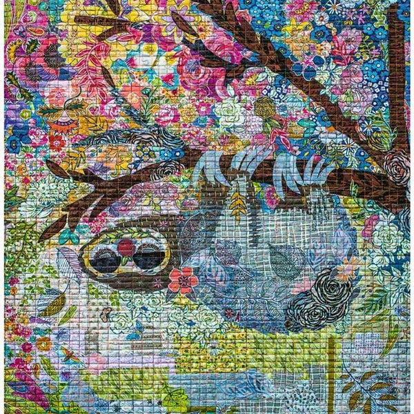 Heye Sewn Sloth, Quilt Art Jigsaw Puzzle (1000 Pieces)