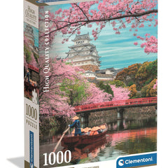 Clementoni Himeji Castle In Spring Jigsaw Puzzle (1000 Pieces)