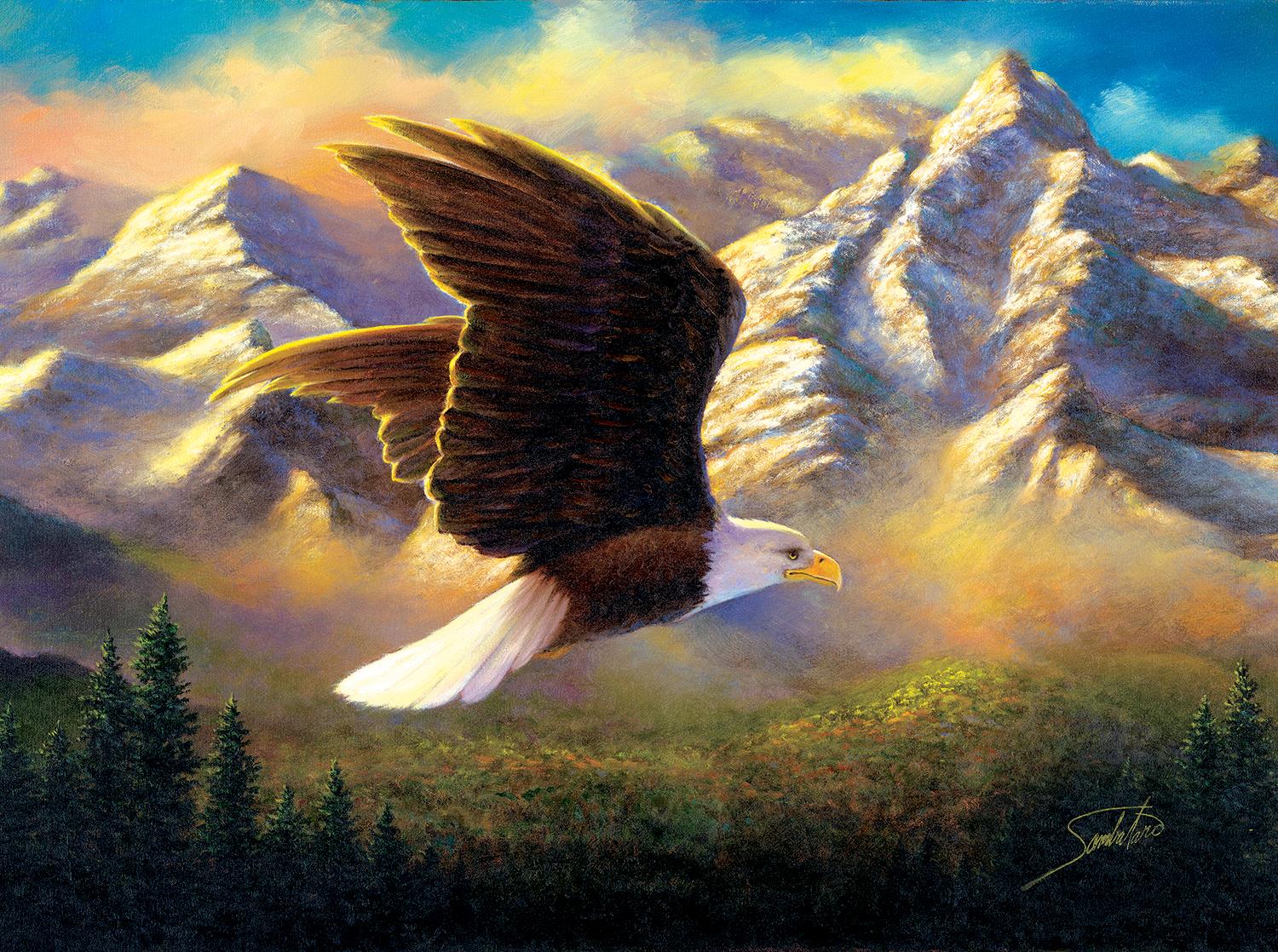 Sunsout Flying High, Abraham Hunter Jigsaw Puzzle (1000 Pieces) – PDK