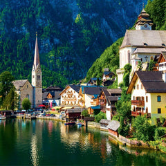 Grafika Hallstatt, Austria Jigsaw Puzzle (1000 Pieces)