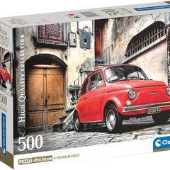 Clementoni Fiat 500 Jigsaw Puzzle (500 Pieces)