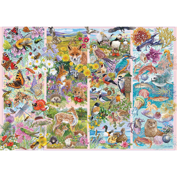 Gibsons Curious Creatures Jigsaw Puzzle (500 Pieces)