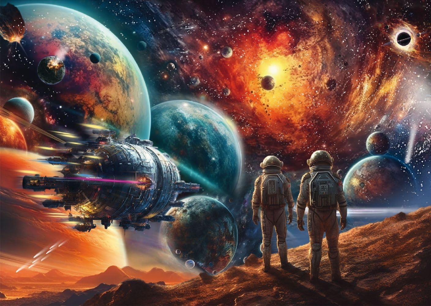 Schmidt Michele Farella: Cosmic Colours Journey into Space Jigsaw Puzzle (1000 Pieces)