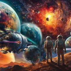 Schmidt Michele Farella: Cosmic Colours Journey into Space Jigsaw Puzzle (1000 Pieces)