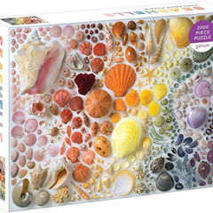 Galison Rainbow Seashells Jigsaw Puzzle (2000 Pieces)