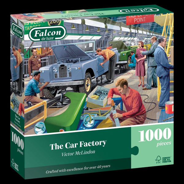 Falcon Deluxe The Car Factory Jigsaw Puzzle (1000 Pieces)