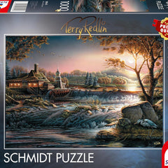 Schmidt Terry Redlin: Lights in the Wilderness Jigsaw Puzzle (1000 Pieces)