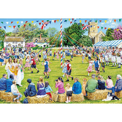 Gibsons Around the Maypole Jigsaw Puzzle (250 XL Extra Large Pieces)