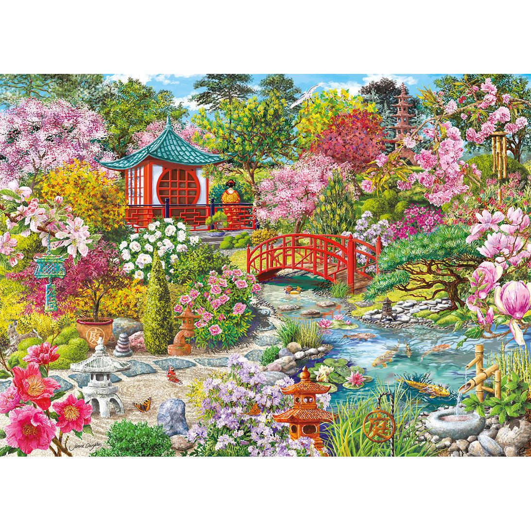 Gibsons The Japanese Garden Jigsaw Puzzle (1000 Pieces)