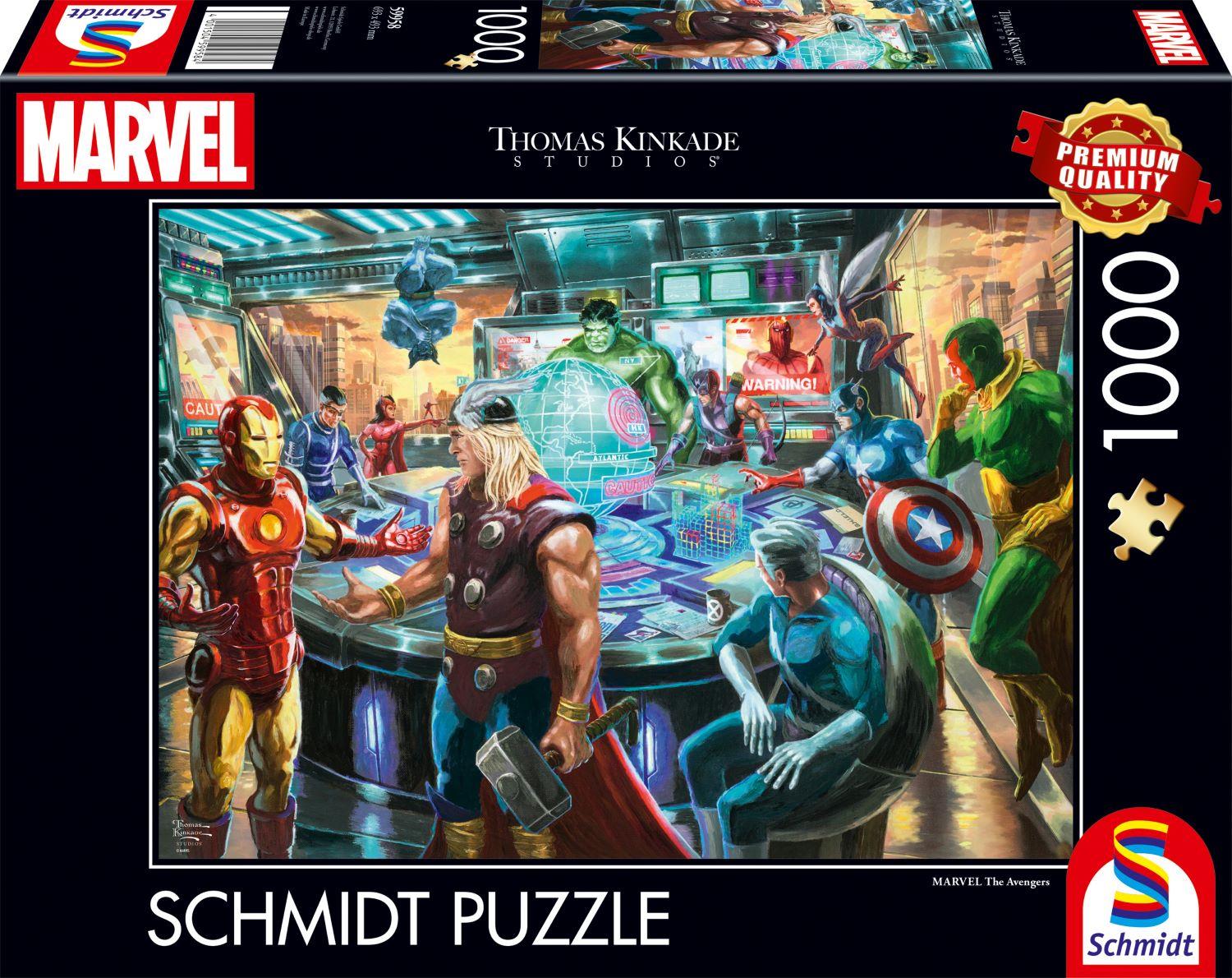 Schmidt Kinkade The Avengers Jigsaw Puzzle (1000 Pieces)