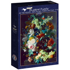 Bluebird Art Jan Van Huysum - Still Life with Flowers and Fruit, 1715 Jigsaw Puzzle (1000 Pieces)