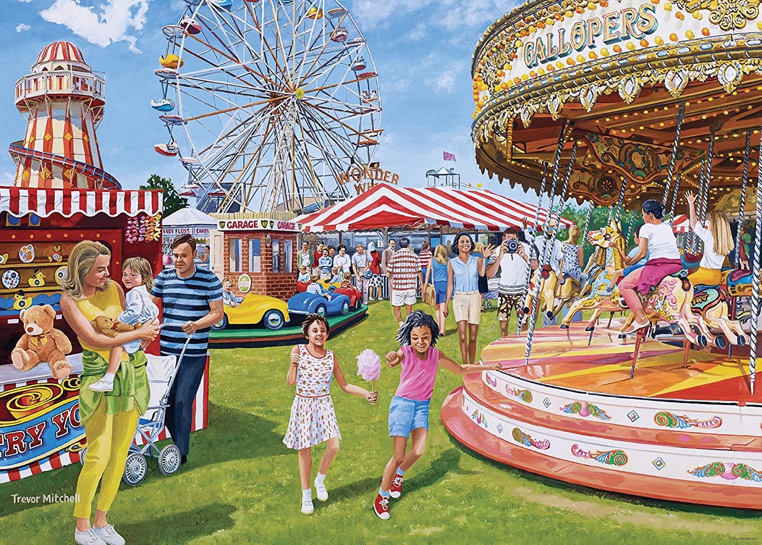 Ravensburger Vintage Fairground Fun Jigsaw Puzzle Jigsaw Puzzle (1000 Pieces)