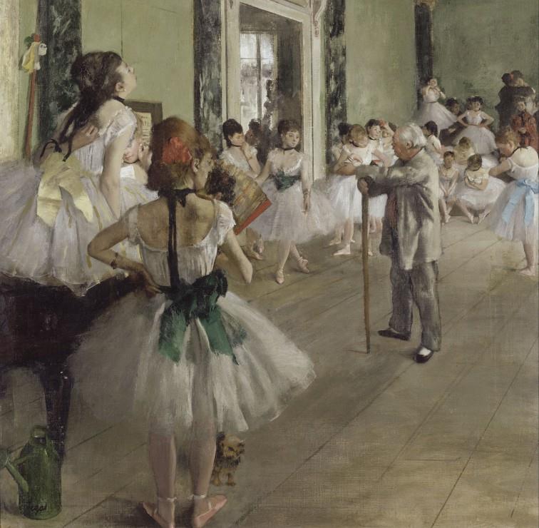 Grafika Edgar Degas: La Classe De Danse, 1871-1874 Jigsaw Puzzle (1000 Pieces)