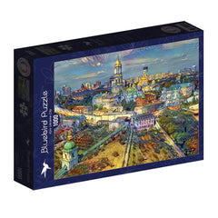 Bluebird Kyiv (Kiev), Ukraine City Jigsaw Puzzle (1000 Pieces)