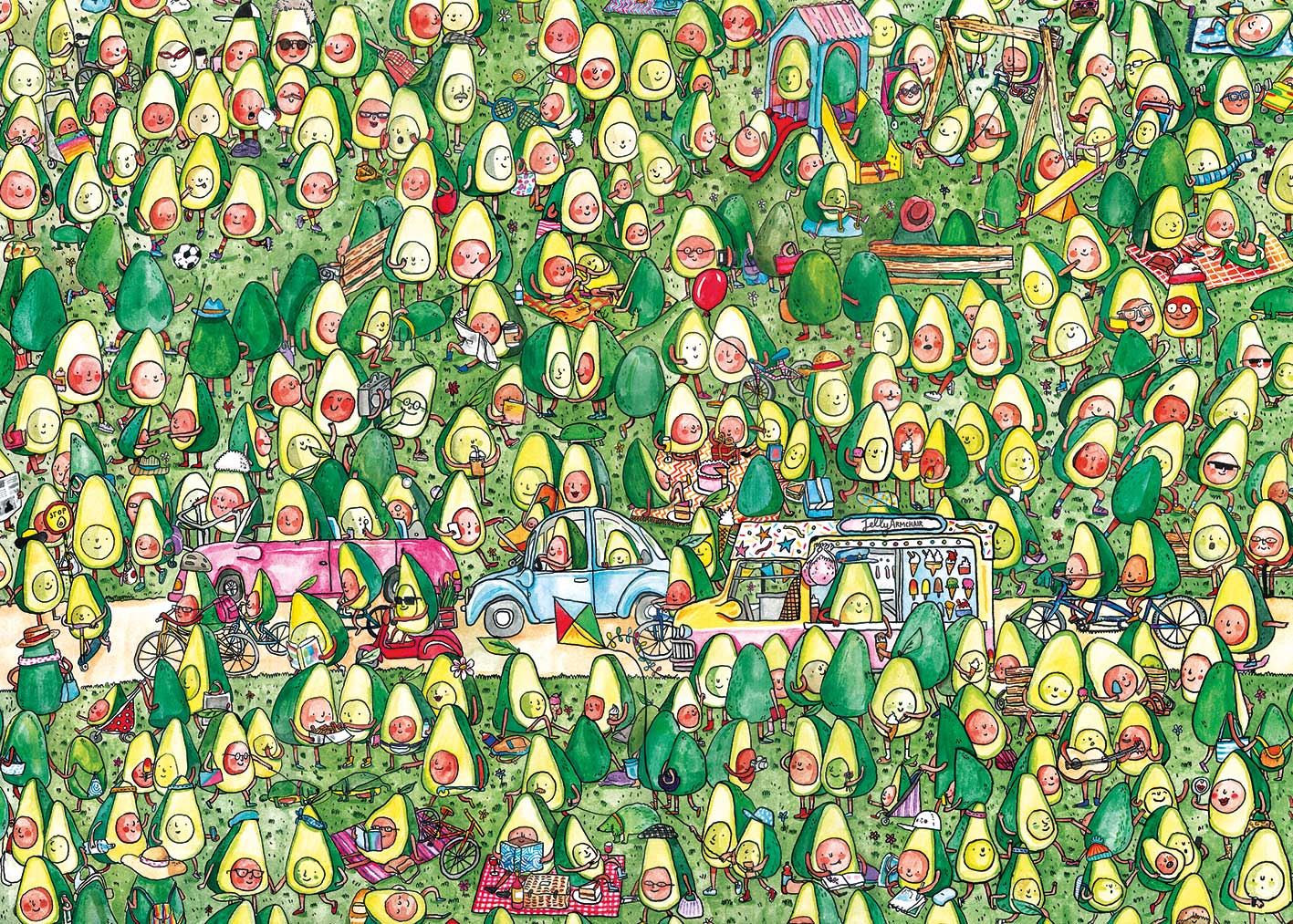 Gibsons Avocado Park Jigsaw Puzzle (1000 pieces)