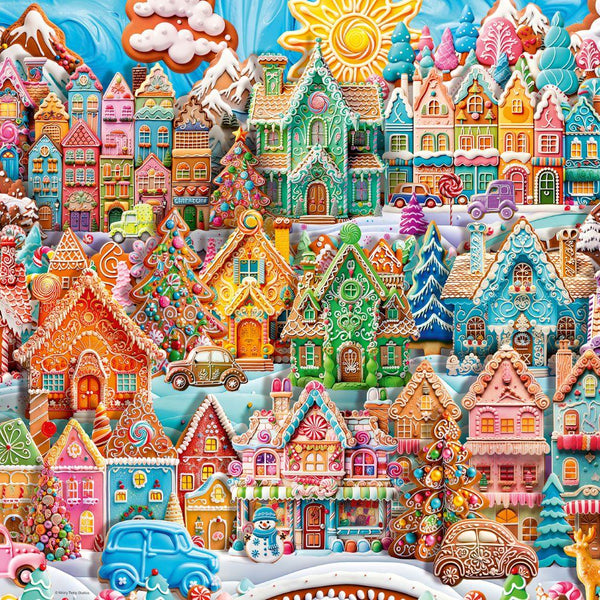 Ravensburger Christmas Cookie Village Jigsaw Puzzle (1000 Pieces)