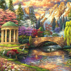 Grafika Chuck Pinson - Peace of the Garden Jigsaw Puzzle (500 Pieces)